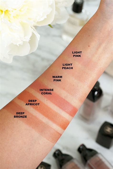 chanel les beiges summer 2018 swatches 18|LES BEIGES Water.